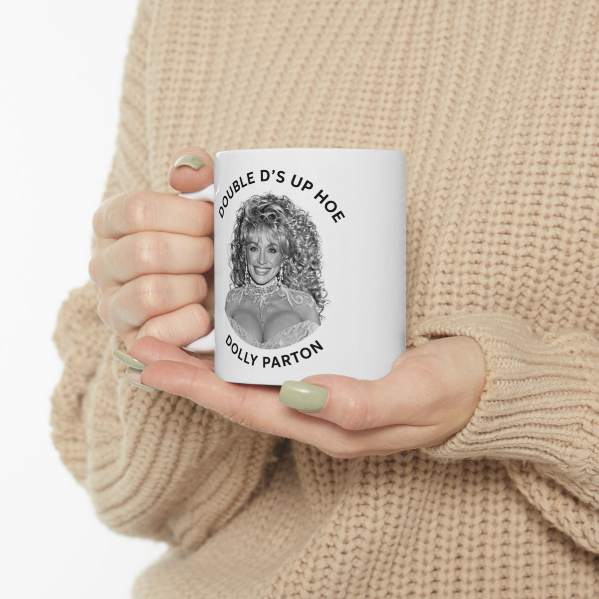 Ceramic Mug "Double DS Dolly Parton" Portrait Coffee Mug (11oz)
